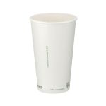 Go-Pak Single Wall Coffee Cup PLA Lined 16oz White (Pack of 1000) B01024 image 2