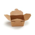Go-Pak Deli Box 1 Fold Top Small Kraft (Pack of 450) D40701 image 2
