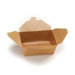 Go-Pak Deli Box 8 Inch Fold Top Medium Kraft (Pack of 300) D40702 image 2