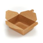 Go-Pak Deli Box 8 Inch Fold Top Medium Kraft (Pack of 300) D40702 image 3