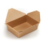 Go-Pak Deli Box 3 Fold Top Extra Large Kraft (Pack of 180) D40704 image 1