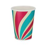 Go-Pak Single Wall Paper Cold Cup PE lined 12oz Assorted (Pack of 1000) D01103 image 1