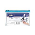 Helix 8x5 Inches PVC Pencil Case Clear (Pack of 12) X27069 image 3