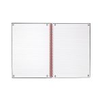 BlackNRed Hardback Wirebound Recycled Notebook A4 (Pack of 2) 400194990 image 3