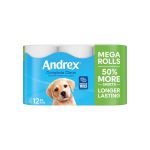 Andrex Complete Clean Mega Toilet Roll 2-Ply 290 Sheets Per Roll (Pack of 12) 4982014 image 1