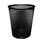 Suport Q-Connect metalic Mesh pentru carti de vizita - negru kf04728