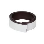 Q-Connect Magnetic Racking Strip White PVC 20mmx1.5mmx5m KF18990 image 1