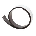 Q-Connect Magnetic Racking Strip White PVC 30mmx1.5mmx5m KF18991 image 2