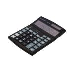 Q-Connect 12 Digit Business Table Top Calculator Large Black KF19066 image 2