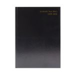 5 Star Academic Diary Day Per Page A4 Black 2025-2026 KF1A4ABK25 image 1