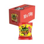 Sour Patch Kids Strawberry Gum Sweets 130g (Pack of 10) 4314130 image 1