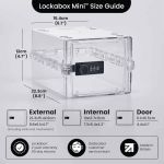 Lockabox Mini Storage Box 3 Litres Crystal MNCR image 2