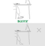 Leitz Ergo Height Adjustable Footrest Light Grey image 4