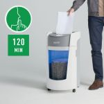 Leitz Optimax Micro-Cut P-5 Shredder White 83601000 image 5