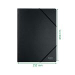 Leitz Recycle Card Folder Elastic Bands A4 Black Pack of 10 39080095 image 3