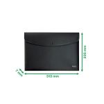 Leitz Recycle Document Wallet Plastic A4 Black Pack of 10 46780095 image 2