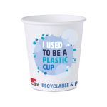 MyCafe Eco Design Paper Cup 7oz Blue (Pack of 100) MYC10111 image 1