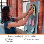 Nobo Noticeboard Wooden Push Pin (Pack of 40) 1915709 image 6