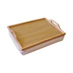 Aidapt Wooden Lap Tray with Cushion VM938D image 1
