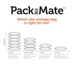 Packmate Medium Flat Vacuum Storage Bags (Pack of 2) C40426-GRE image 3