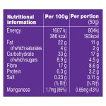 Graze Cocoa Vanilla Oat Boosts Flapjack Snack 50g (Pack of 9) C009513 image 4