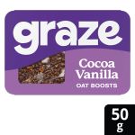 Graze Cocoa Vanilla Oat Boosts Flapjack Snack 50g (Pack of 9) C009513 image 5