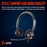 Poly Blackwire 3320 Stereo MS USB-C/A Headset 8X220AA image 6