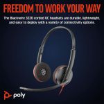 Poly Blackwire 3220 Stereo UC USB-C/A Headset 8X228AA image 2
