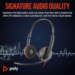 Poly Blackwire 3220 Stereo UC USB-C/A Headset 8X228AA image 3