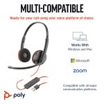 Poly Blackwire 3220 Stereo UC USB-C/A Headset 8X228AA image 6