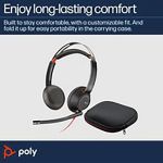 Poly Blackwire 5220 Stereo USB-C Headset +3.5mm Plug +USB-C/A Adapter Black 8X231AA image 2