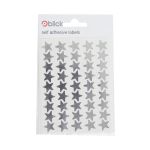 Blick Labels Metallic Stars Silver 14mm 135 Stickers RS025955 image 1