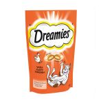 Dreamies Cat Treats Chicken 60g Pouch (Pack of 8) 994922 image 1