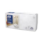 Tork Linstyle Cocktail Napkin White 4 Fold (Pack of 100) 509541 image 2