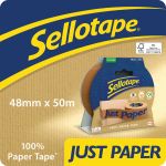 Sellotape Packaging Paper Tape 48mmx50m 2997919 image 1
