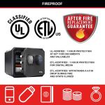 Master Lock Fire and Water Safe Digital Combination Safe Backlit Keypad 23 Litre Large FPW082FTCML image 7