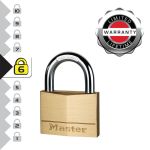 Master Lock 60mm Brass Padlock with 2 Keys 160EURD image 2