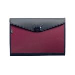 Snopake Zeon Organiser 13-Part Foolscap Ruby 15895 image 1