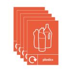 A5 Sign Self Adhesive Plastics Only (Pack of 5) Y7321007 image 2