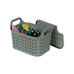 Strata Small Urban Store Basket with Lid 4L Green XW122-LPG-VW image 4