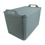 Strata Extra Large Basket with Lid 42L Green XW131-LPG-VW image 1