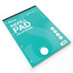 Silvine Refill Pad 160 Pages Ruled Dot Grid A4 Teal (Pack of 6) A4RPD image 2
