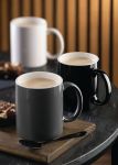 Utopia Pure White Straight Sided Mug 12oz Black (Pack of 12) E90038-00-B01012 image 2