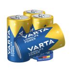 Varta Longlife Power C Alkaline Battery 1.5V (Pack of 4) 4914121424 image 2