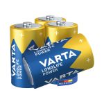 Varta Longlife Power D Alkaline Battery 1.5V (Pack of 4) 4920121424 image 2