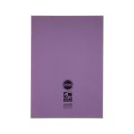Rhino Exercise Book 80 Page 13x9in 8mm Ruled Purple Contract (Pack of 50) VDUV080-214-6 image 3