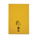 Rhino Exercise Book 80 Page A4 10mm Squares Yellow Contract (Pack of 50) VEXV668-215-0 image 3