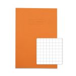 Rhino Exercise Book 80 Page A4 10mm Squares Orange Contract (Pack of 50) VEXV668-268-6 image 1