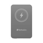 Verbatim Charge n Go Power Bank Magnetic Wireless Charging 5000mAh Grey 32244 image 1