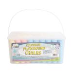 Craft Planet Coloured Playground Chalk Tub of 52 CPT 714104 image 1